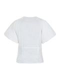 Irina Poplin Blus - Vit