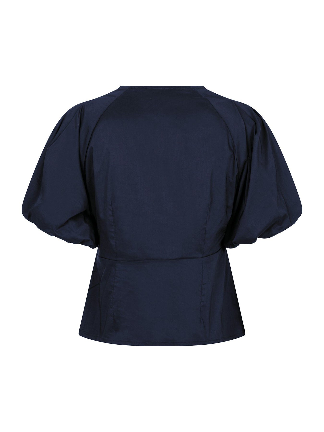 Irina Poplin Blouse - Navy