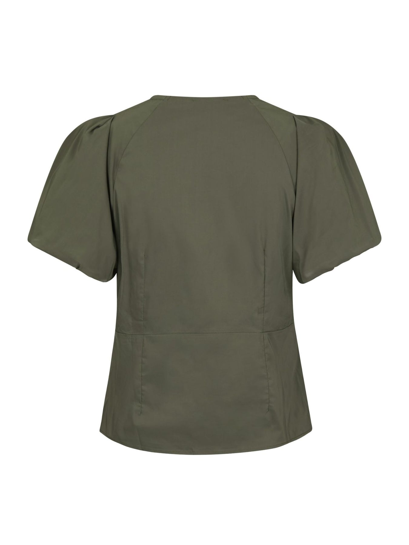 Irina Poplin Blus - Army