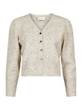 Hunter Multi Knit Cardigan - Beige Melange