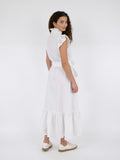 Tianna Embroidery Dress - White