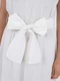 Tianna Embroidery Dress - White