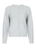 Nuna Knit Cardigan - Light Grey Melange