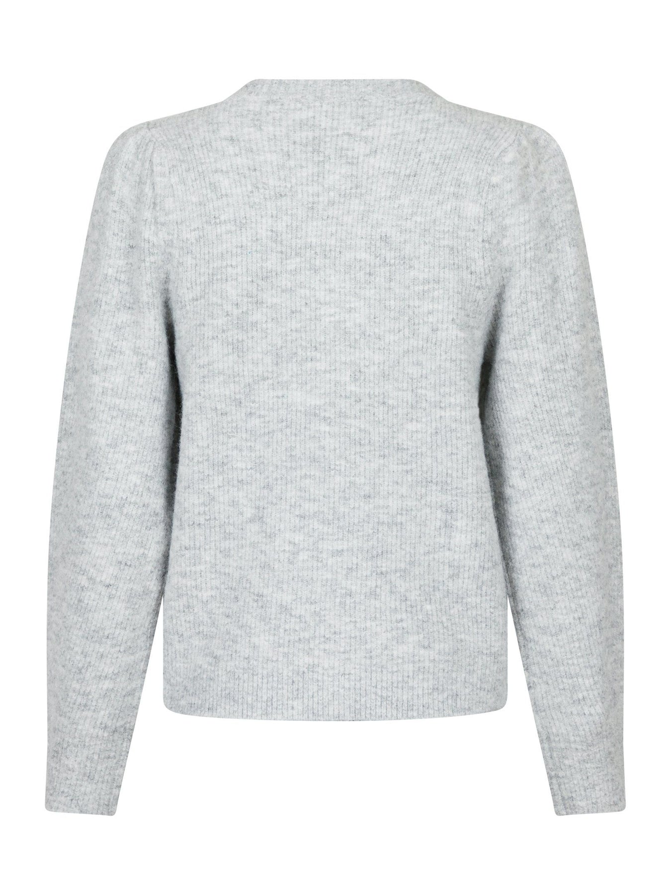 Nuna Knit Cardigan - Light Grey Melange