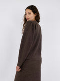 Nuna Knit Cardigan - Brown Melange