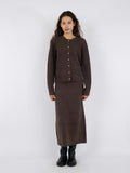 Nuna Knit Cardigan - Brown Melange
