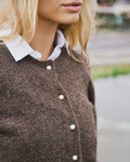 Nuna Knit Cardigan - Brown Melange