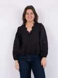 Maja C Poplin Blouse - Black