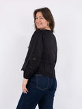 Maja C Poplin Blouse - Black