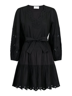 Esta C Poplin Dress - Black