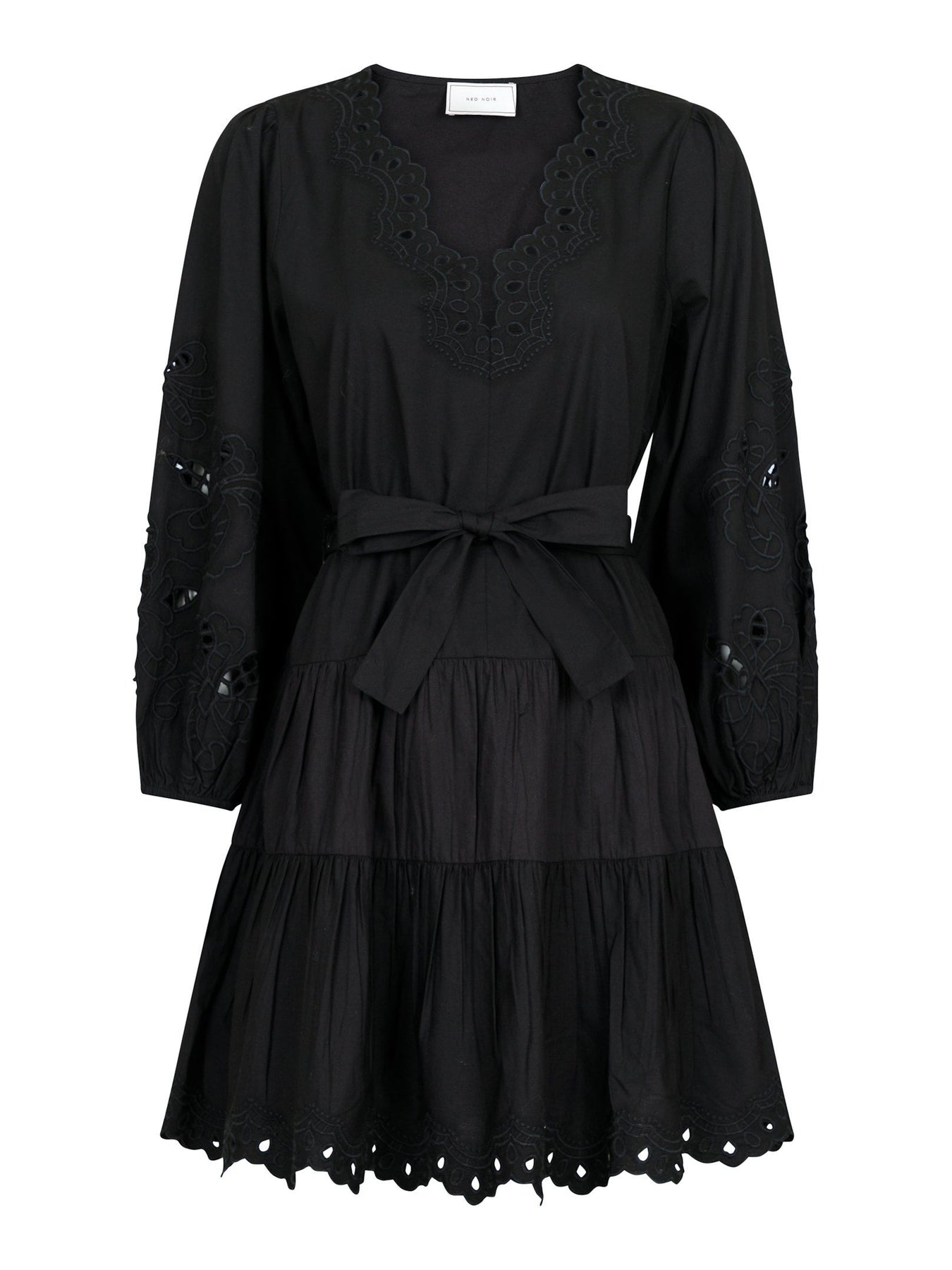 Esta C Poplin Dress - Black