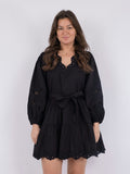 Esta C Poplin Dress - Black