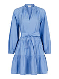 Debbie C Poplin Dress - Light Blue