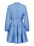 Debbie C Poplin Dress - Light Blue
