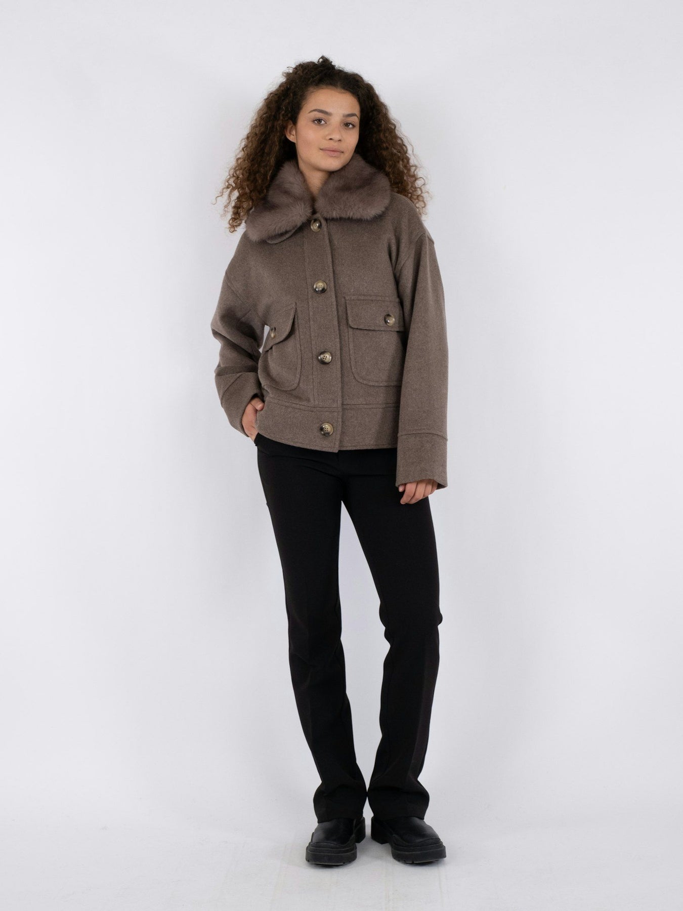 Pitti Wool Jacket - Iron
