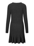 Ella & il Oline Merino Dress - Dark Grey Melange