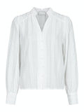 Massima Embroidery Blouse - White