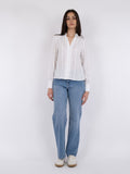 Massima Embroidery Blouse - White
