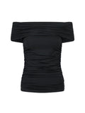 Fiola Jersey Top - Black