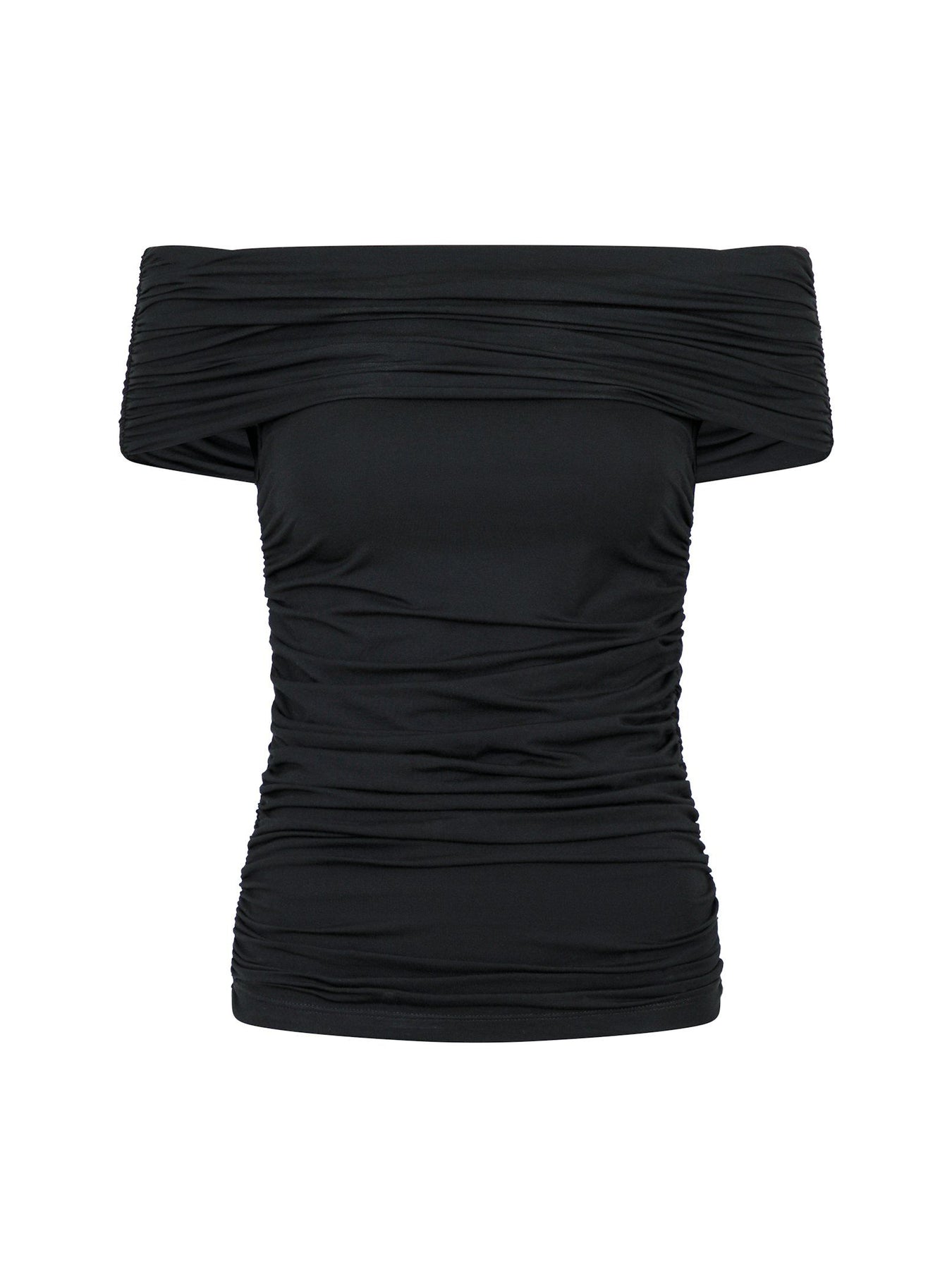 Fiola Jersey Top - Black