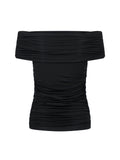 Fiola Jersey Top - Black