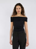 Fiola Jersey Top - Black
