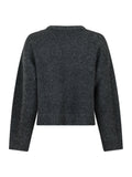 Detri Solid Knit Blouse - Antracit