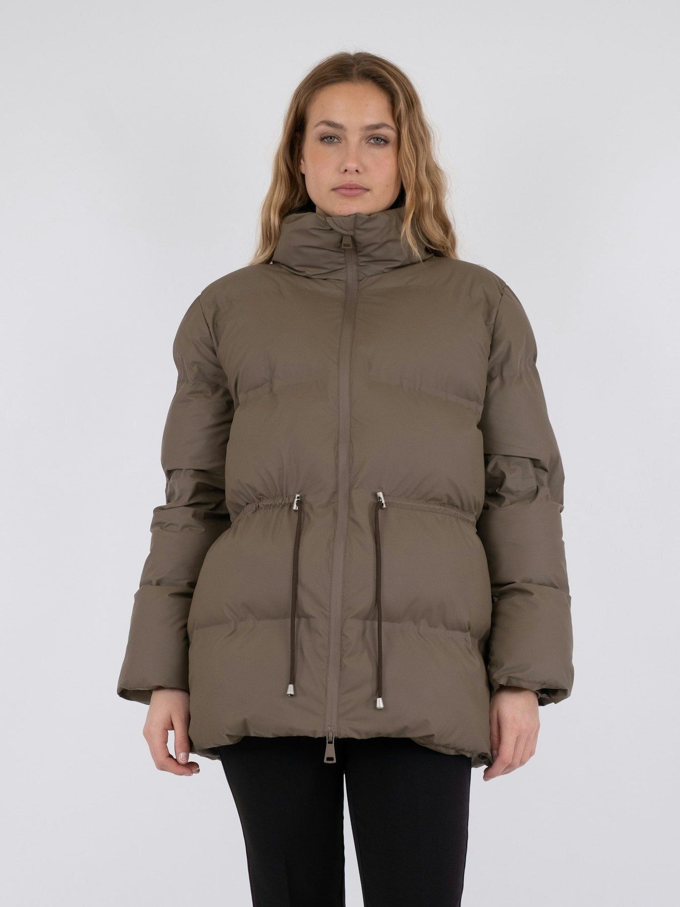 Mayra C Pufferjacka - Dark Taupe