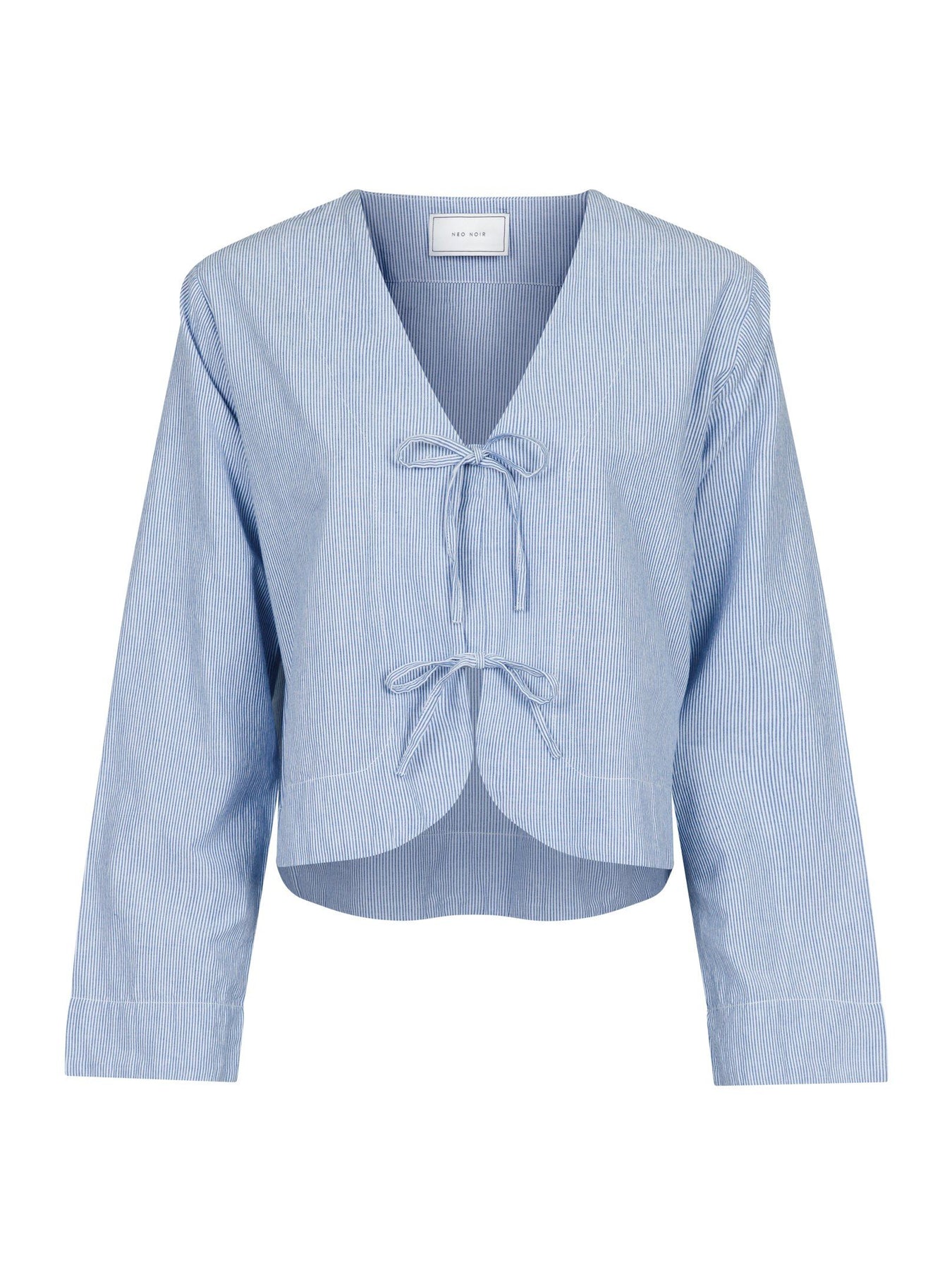 Dona Mini Stripe Blouse - Blue