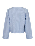Dona Mini Stripe Blouse - Blue