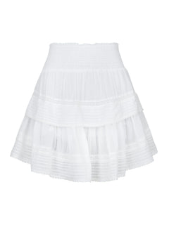 Kenia S Voile Skirt - White