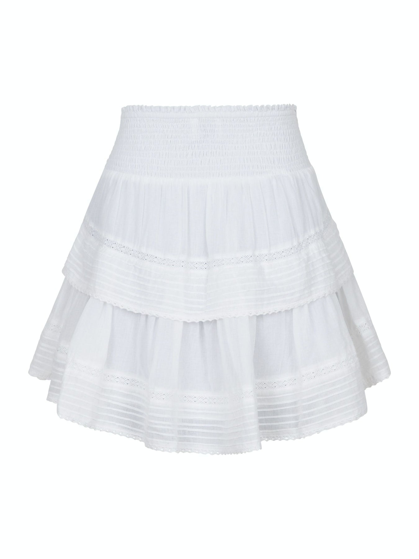 Kenia S Voile Skirt - White