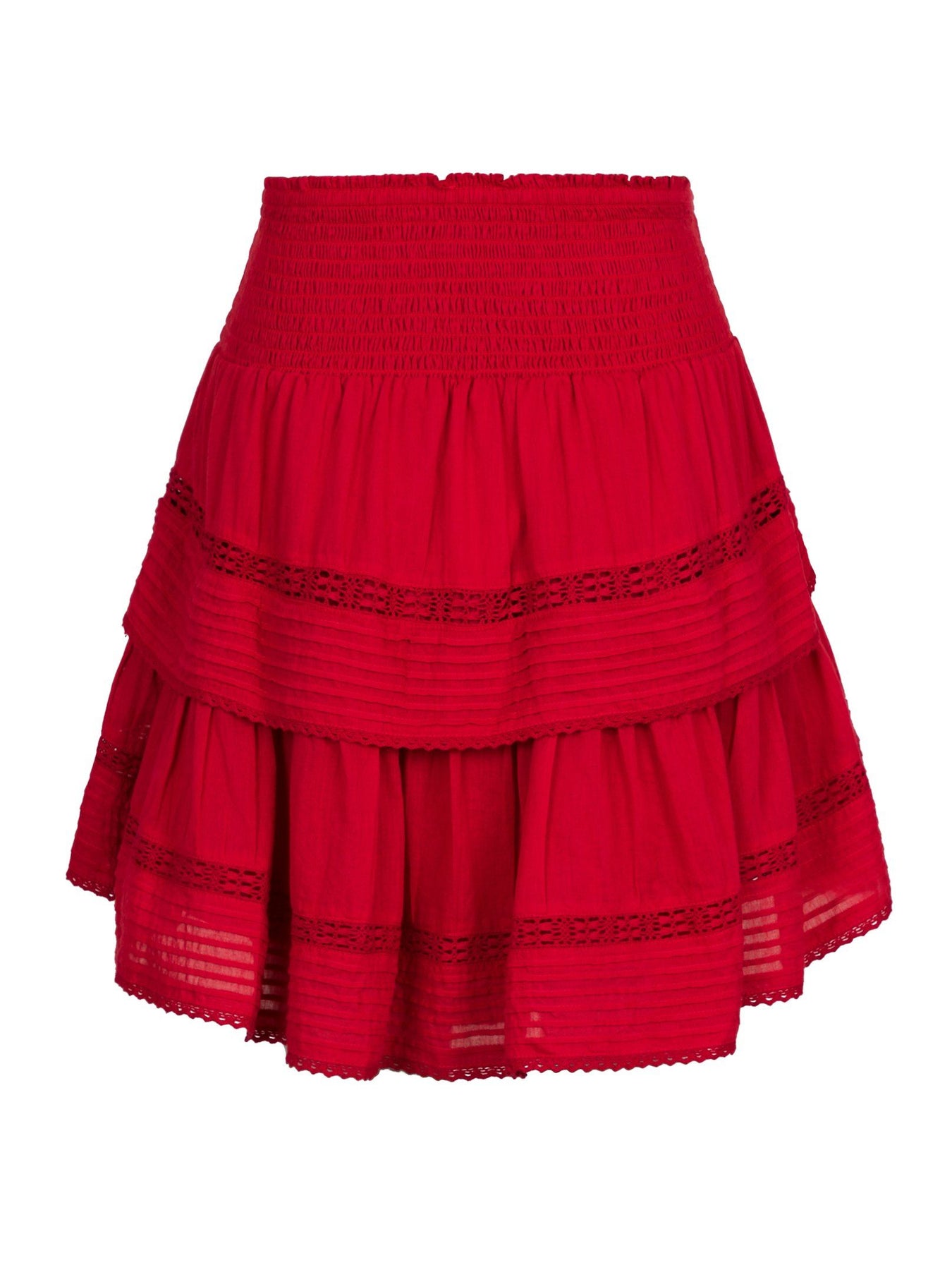Kenia S Voile Skirt - Red