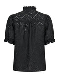 Odesa Embroidery Blouse - Black
