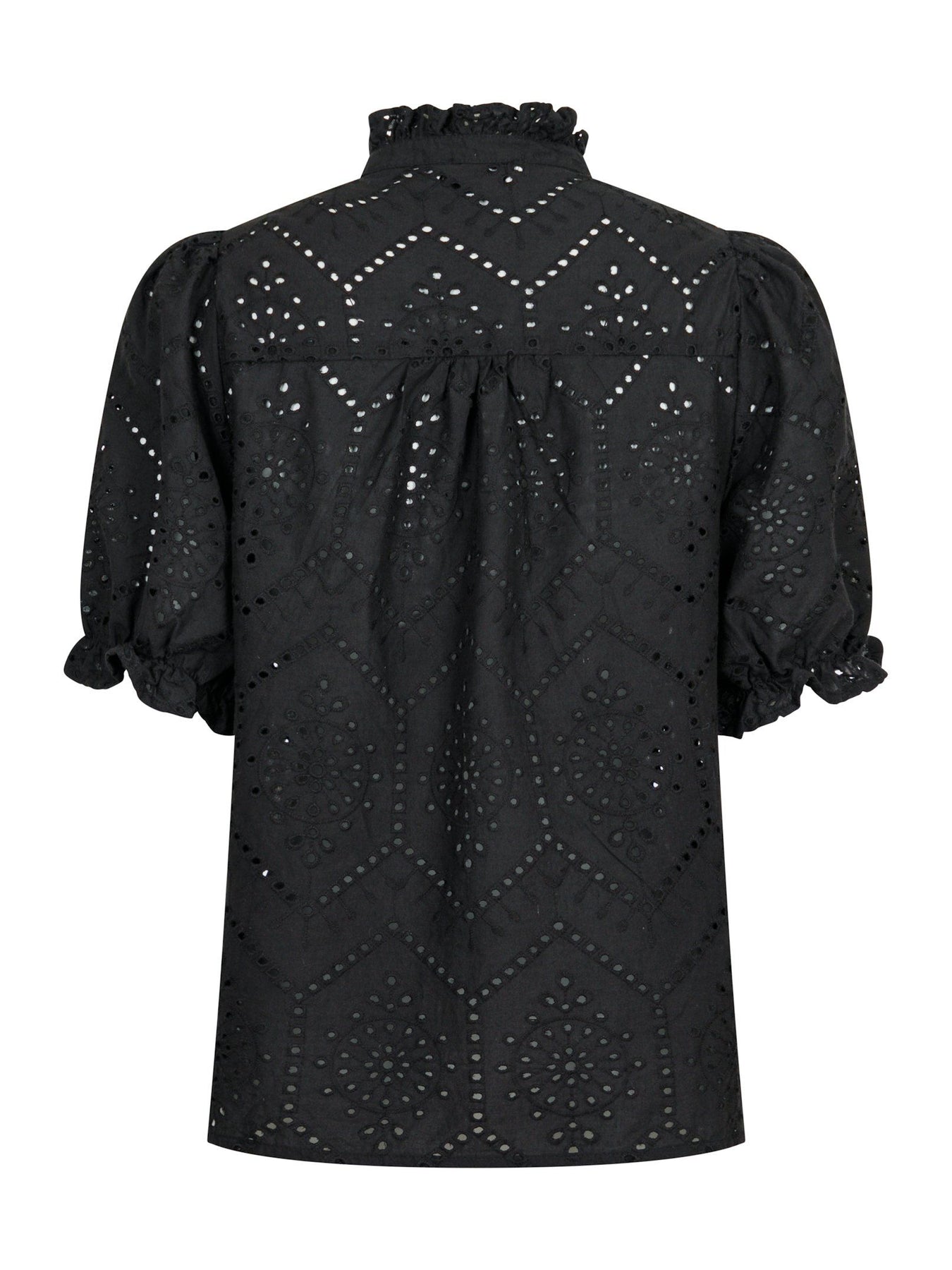 Odesa Embroidery Blouse - Black
