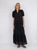 Odesa Embroidery Blouse - Black