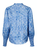 Landa Blooming Dot Blouse - Blue