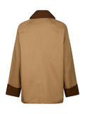 Anastacia Cord Jacket - Dark Tan
