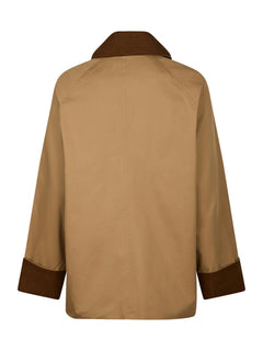 Anastacia Cord Jacket - Dark Tan