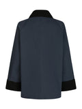 Anastacia Cord Jacket - Navy