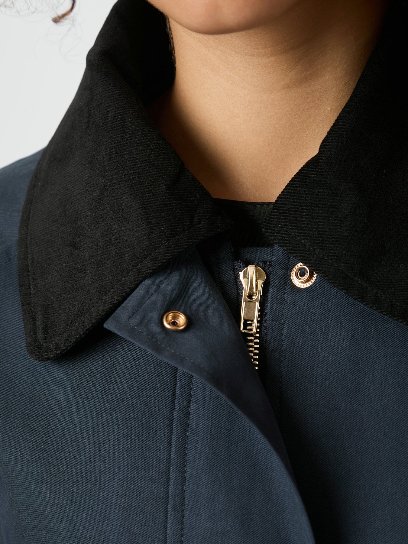 Anastacia Cord Jacket - Navy