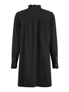 Ava Denim Dress - Black