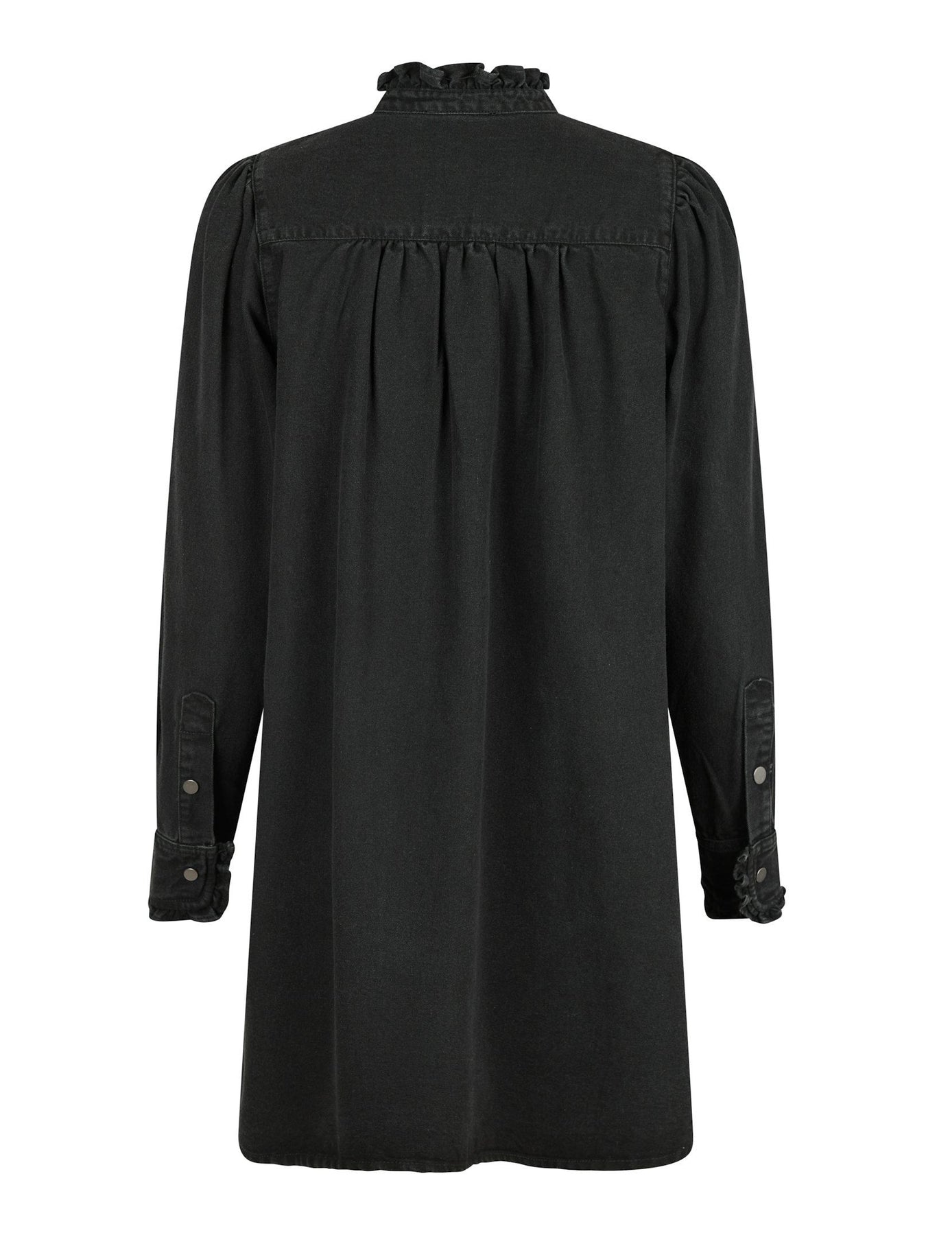 Ava Denim Dress - Black