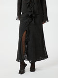 Vinza Burnout Skirt - Black