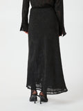 Vinza Burnout Skirt - Black
