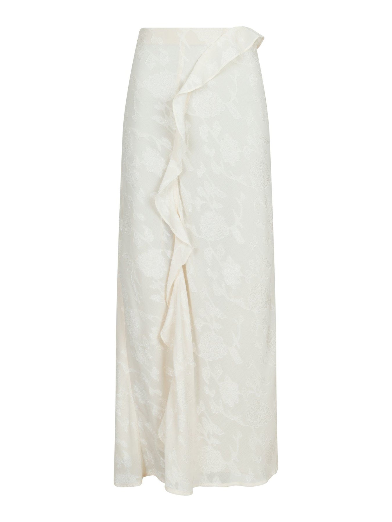 Vinza Burnout Skirt - Off White