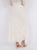 Vinza Burnout Skirt - Off White