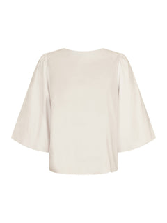 Lorraine Poplin Blouse - Ivory