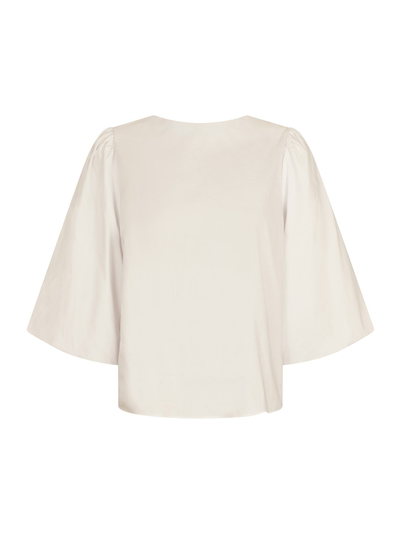 Lorraine Poplin Blouse - Ivory