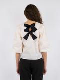 Lorraine Poplin Blouse - Ivory